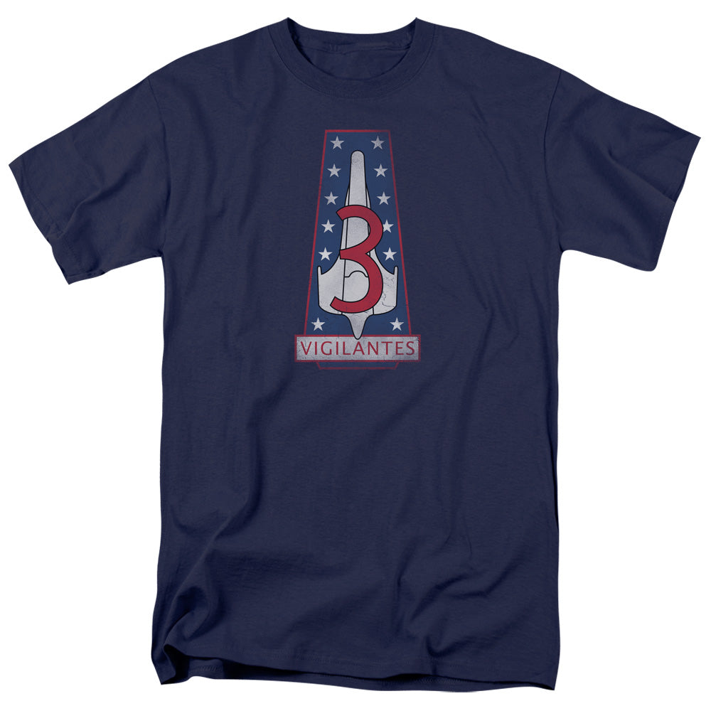 BSG/VIGILANTES BADGE - S/S ADULT 18/1 - NAVY