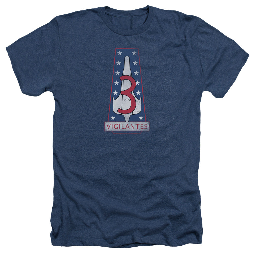 BSG/VIGILANTES BADGE - ADULT HEATHER - NAVY