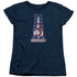 BSG/VIGILANTES BADGE - S/S WOMENS TEE - NAVY