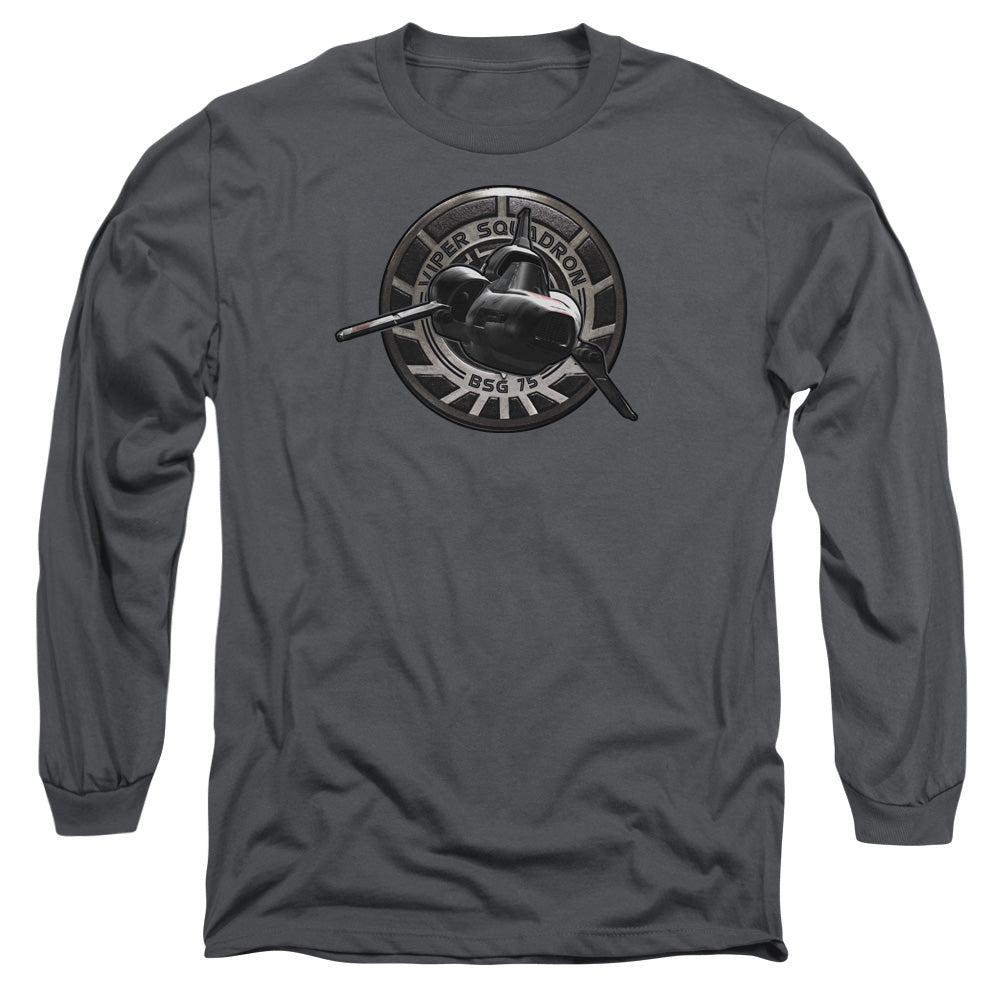 BSG/VIPER SQUADRON - L/S ADULT 18/1 - CHARCOAL