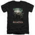 BSG/CROSSROADS - S/S ADULT V-NECK 30/1 - BLACK