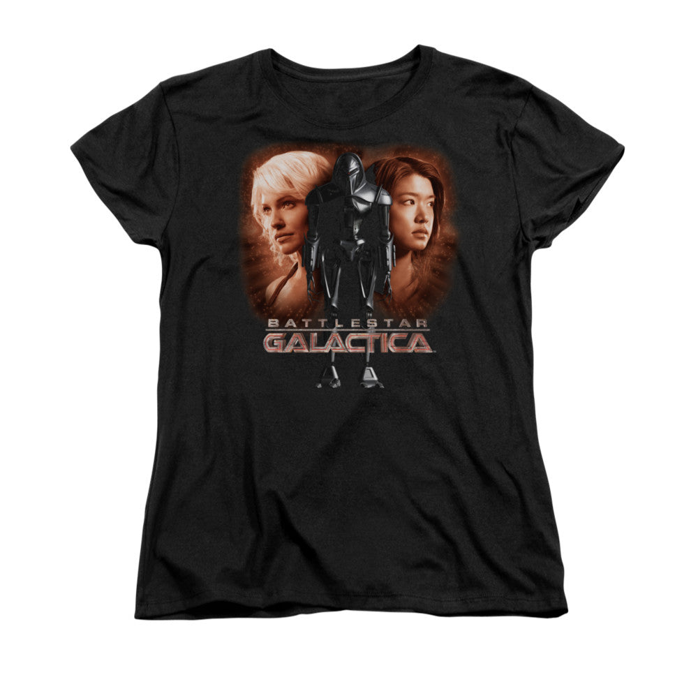 BSG/CREATED BY MAN - S/S WOMENS TEE - BLACK