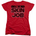 BSG/IM A SKIN JOB - S/S WOMENS TEE - RED
