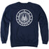 BSG/SCRATCHED BSG LOGO - ADULT CREWNECK SWEATSHIRT - NAVY