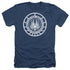 BSG/SCRATCHED BSG LOGO - ADULT HEATHER - NAVY