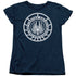 BSG/SCRATCHED BSG LOGO - S/S WOMENS TEE - NAVY