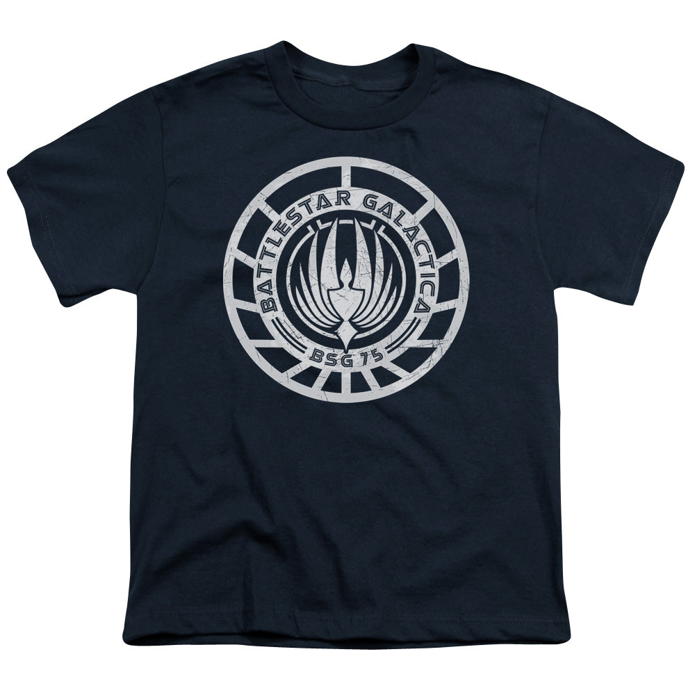 BSG/SCRATCHED BSG LOGO - S/S YOUTH 18/1 - NAVY