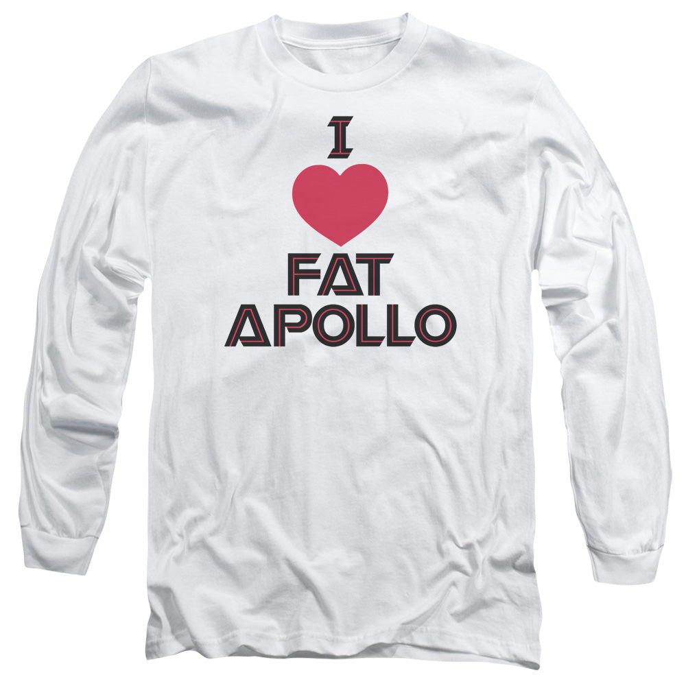 BSG/I HEART FAT APOLLO - L/S ADULT 18/1 - WHITE