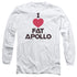 BSG/I HEART FAT APOLLO - L/S ADULT 18/1 - WHITE