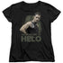 BSG/HAD ME AT HELO - S/S WOMENS TEE - BLACK