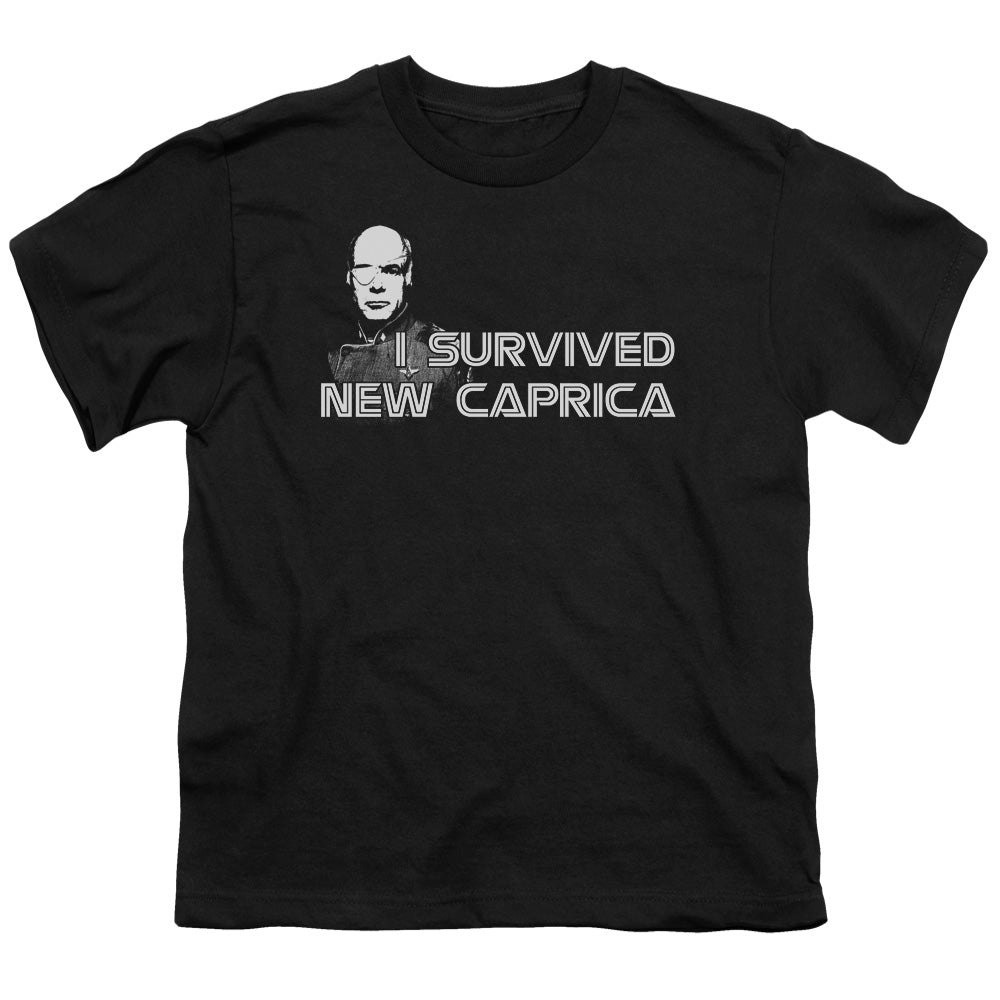 BSG/I SURVIVED NEW CAPRICA - S/S YOUTH 18/1 - BLACK