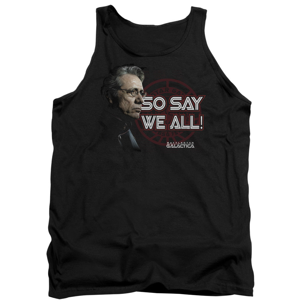 BSG/SO SAY WE ALL - ADULT TANK - BLACK