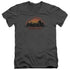 BSG/CAPRICA CITY - S/S ADULT V-NECK 30/1 - CHARCOAL