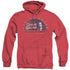 BSG/ELECT GAIUS - ADULT HEATHER HOODIE - RED