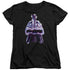 BSG/RETRO CYLON HEAD - S/S WOMENS TEE - BLACK