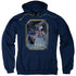 BSG/POSTER IRON ON - ADULT PULLOVER HOODIE - NAVY