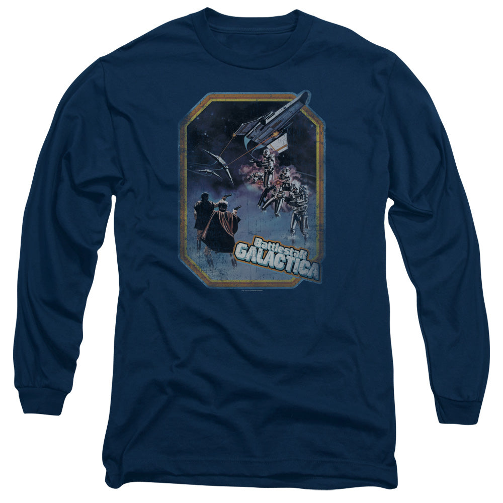 BSG/POSTER IRON ON - L/S ADULT 18/1 - NAVY