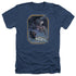 BSG/POSTER IRON ON - ADULT HEATHER - NAVY