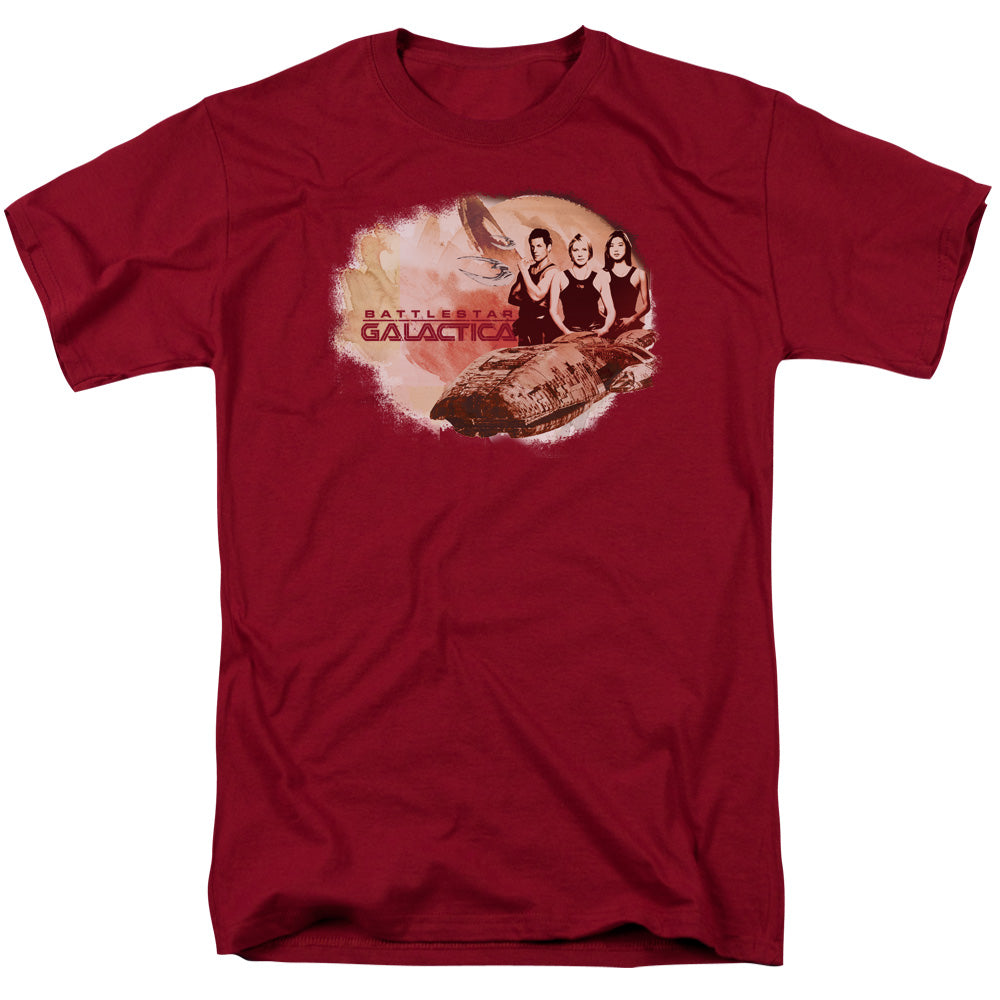 BSG/GALACTICA PILOTS - S/S ADULT 18/1 - CARDINAL