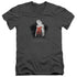 BSG/CYLON TECH - S/S ADULT V-NECK 30/1 - CHARCOAL