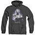 BSG/35TH ANNIVERSARY CYLON - ADULT HEATHER HOODIE - BLACK