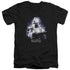 BSG/35TH ANNIVERSARY CYLON - S/S ADULT V-NECK 30/1 - BLACK