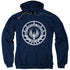 BSG/PEGASUS BADGE - ADULT PULLOVER HOODIE - NAVY