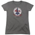 BSG/DEMONS BADGE - S/S WOMENS TEE - CHARCOAL