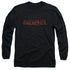 BSG/BATTERED LOGO - L/S ADULT 18/1 - BLACK