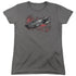 BSG/GALACTICA - S/S WOMENS TEE - CHARCOAL