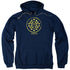 BSG/GOLD SQUADRON PATCH - ADULT PULLOVER HOODIE - NAVY