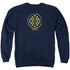 BSG/GOLD SQUADRON PATCH - ADULT CREWNECK SWEATSHIRT - NAVY