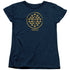 BSG/GOLD SQUADRON PATCH - S/S WOMENS TEE - NAVY
