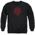 BSG/RED SQUADRON PATCH - ADULT CREWNECK SWEATSHIRT - BLACK