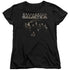BATTLESTAR GALACTICA/BATTLE CAST - S/S WOMENS TEE - BLACK
