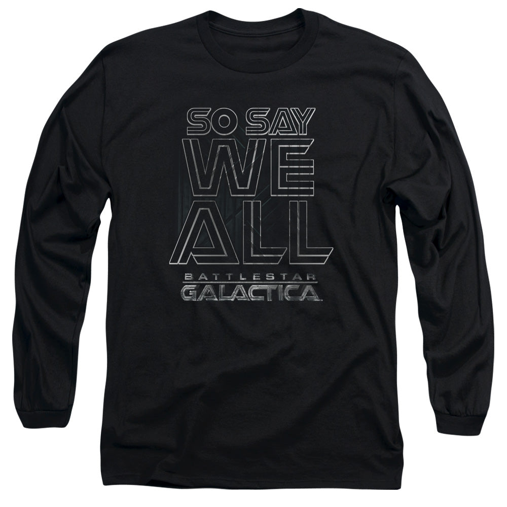 BSG/TOGETHER NOW -  L/S ADULT 18/1  - BLACK