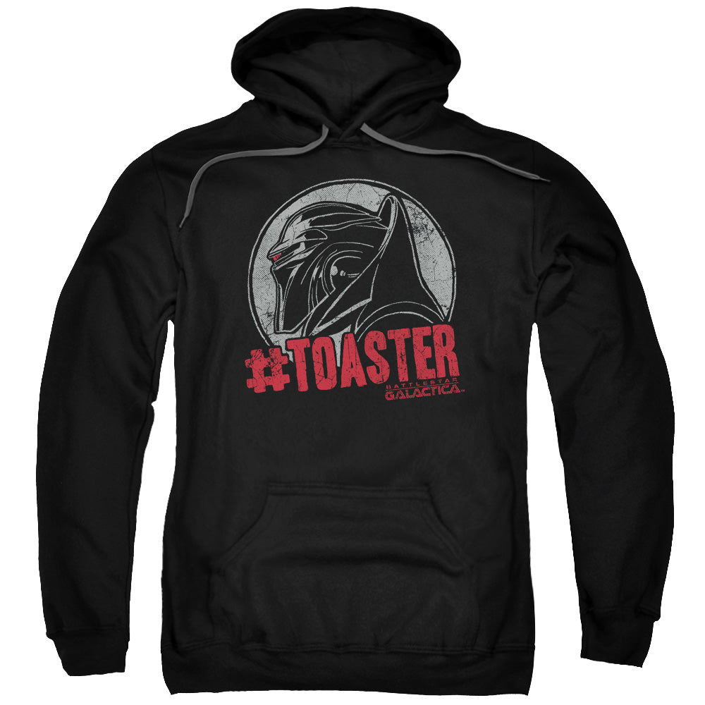 BSG/#TOASTER - ADULT PULLOVER HOODIE - BLACK