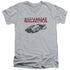 BSG/SHIP LOGO - S/S ADULT V-NECK 30/1 - ATHLETIC HEATHER