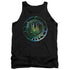 BATTLESTAR GALACTICA (NEW)/GALAXY EMBLEM - ADULT TANK - BLACK