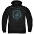 BATTLESTAR GALACTICA (NEW)/FADED EMBLEM - ADULT PULLOVER HOODIE - BLACK