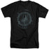 BATTLESTAR GALACTICA (NEW)/FADED EMBLEM - S/S ADULT TALL 18/1 - BLACK
