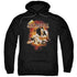 BATTLESTAR GALACTICA (NEW)/VIPERS STRETCH - ADULT PULLOVER HOODIE - BLACK