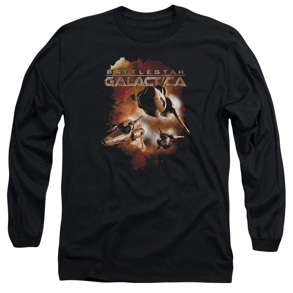 BATTLESTAR GALACTICA (NEW)/VIPERS STRETCH -  L/S ADULT 18/1  - BLACK