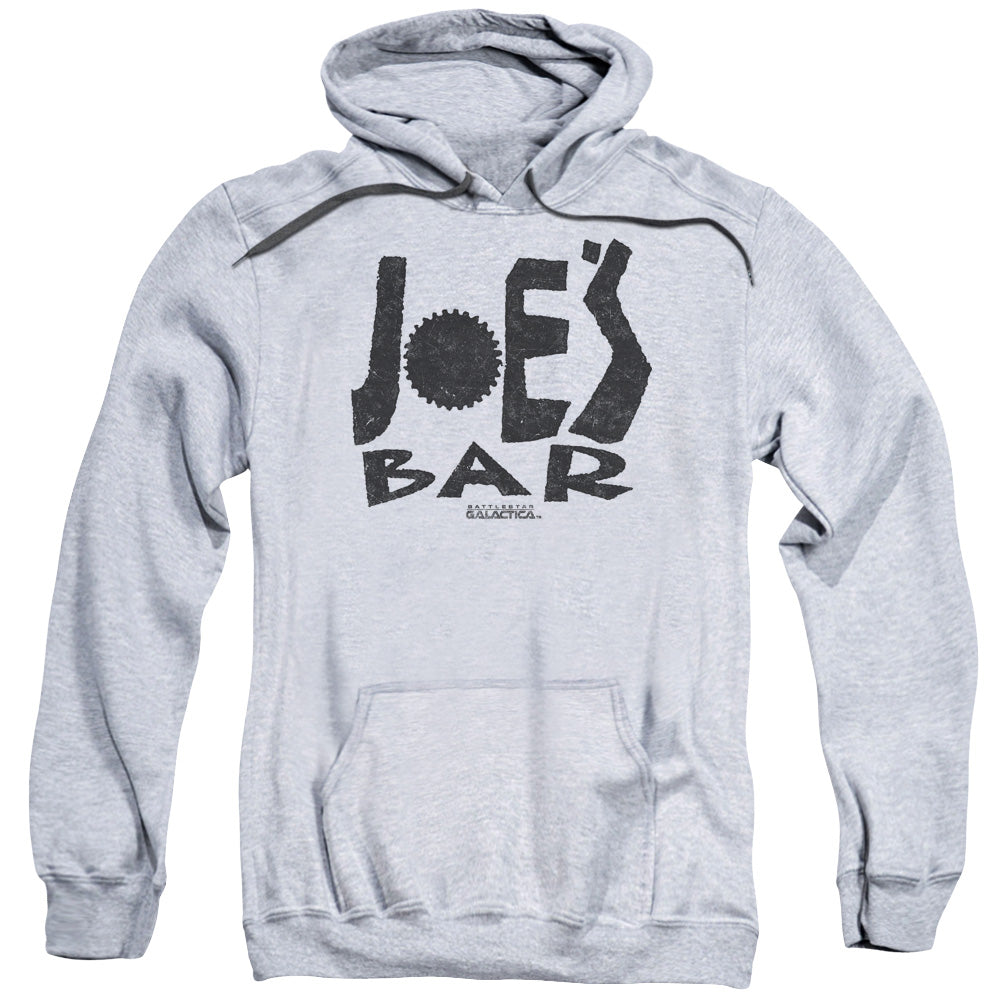 BSG/JOES BAR LOGO - ADULT PULLOVER HOODIE - ATHLETIC HEATHER