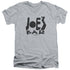 BSG/JOES BAR LOGO - S/S ADULT V-NECK 30/1 - ATHLETIC HEATHER