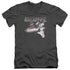 BSG/MARK II VIPER - S/S ADULT V-NECK 30/1 - CHARCOAL