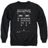BSG/GALACTIC INVADERS - ADULT CREWNECK SWEATSHIRT - BLACK