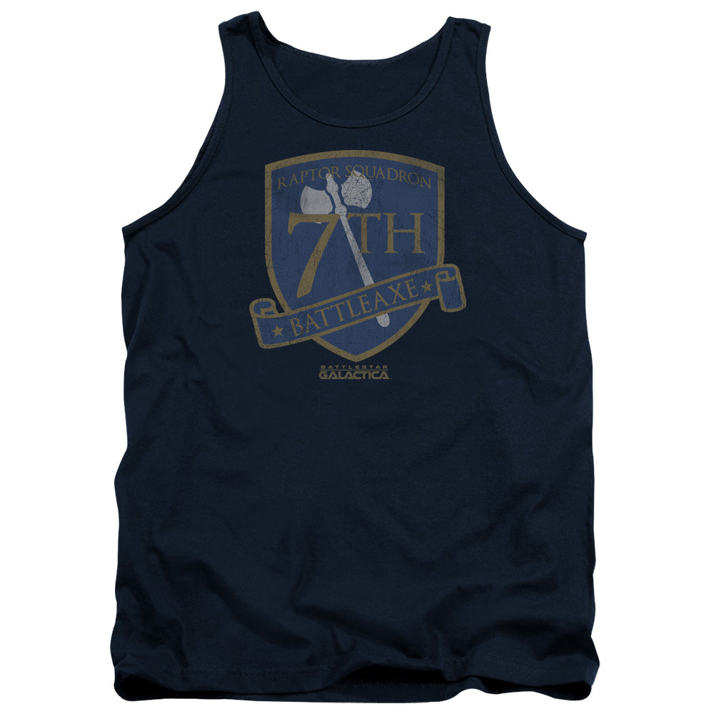 BSG/BATTLEAXE BADGE - ADULT TANK - NAVY