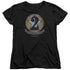 BSG/STRIKE FIGHTERS BADGE - S/S WOMENS TEE - BLACK