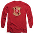 BSG/RED ACES BADGE -  L/S ADULT 18/1  - RED